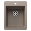 Blanco 443238 Liven SILGRANIT 17" Dual Mount Bar Sink - Truffle