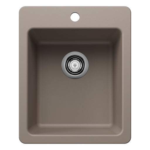 Blanco 443238 Liven SILGRANIT 17" Dual Mount Bar Sink - Truffle