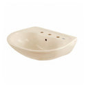 The TOTO LT241.8G#03 is the Supreme collection lavatory basin in Bone with 8" faucet centers and SanaGloss glaze for easy cleaning.