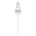 The TOTO THP3162 is a replacement soap pump unit for TOTO commercial soap dispenser systems, driving soap delivery from the reservoir through the dispenser spout.