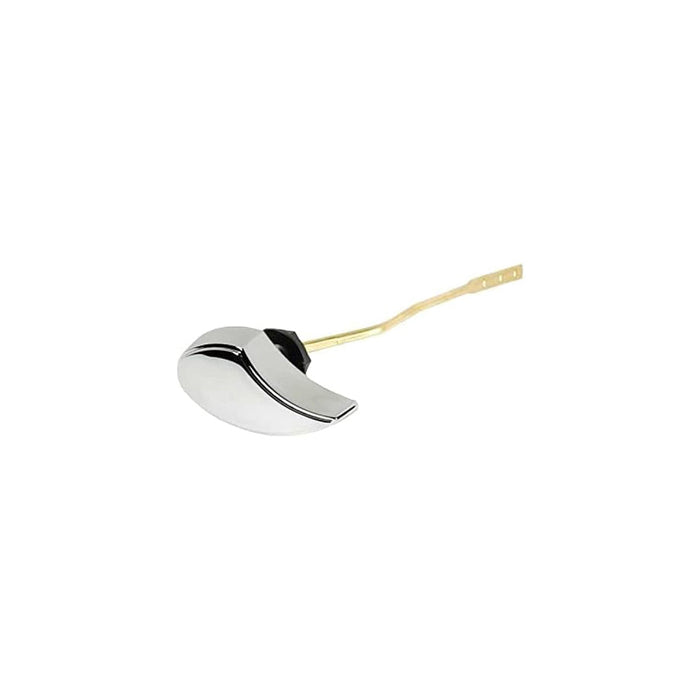 Trip lever for ST243E toilet tank, polished chrome.