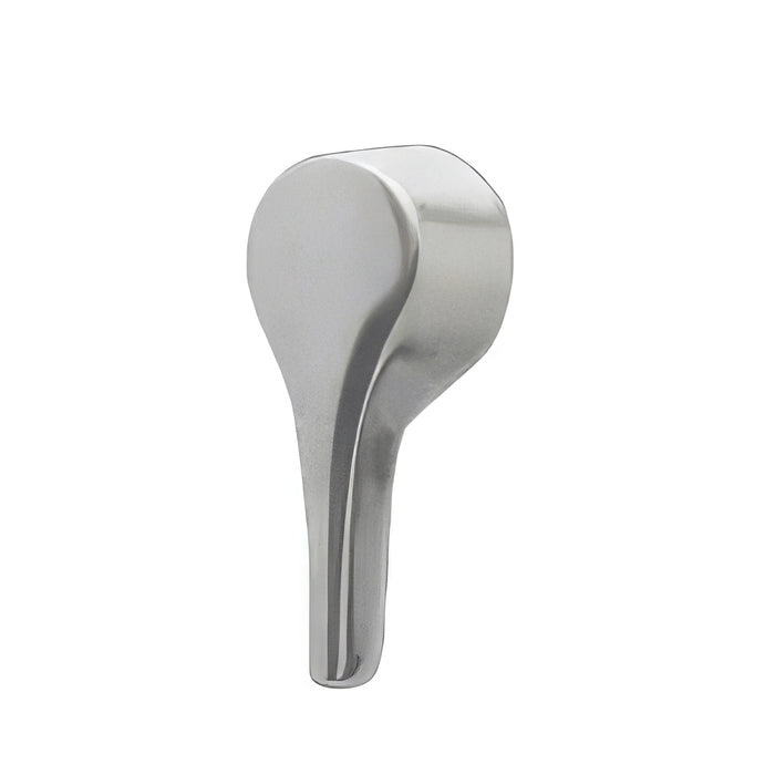 Trip lever, pull-arm type, brushed nickel, for Nexus toilet.