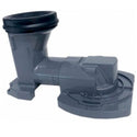 The TOTO TSU08W.12 is a genuine 12" UniFit rough-in unit specifically for TOTO Aquia IV toilet models, providing the standard 12" rough-in installation connection.