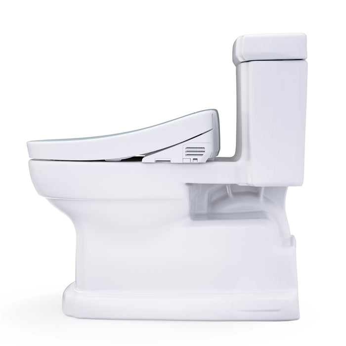 TOTO MW9743346CEFG#01 Washlet+ Eco Guinevere Elongated Universal Height Toilet with S2 Bidet Seat