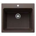 Blanco 401922 Liven SILGRANIT 25" Single Bowl Dual Mount Laundry Sink - Cafe