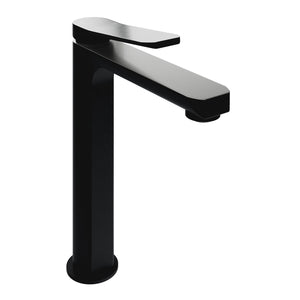 ANZZI Single Handle Single Hole Bathroom Vessel Sink Faucet With Pop-up Drain in Matte Black & Brushed Nickel