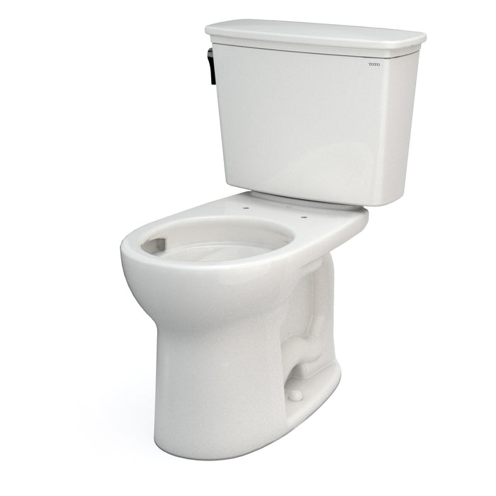 TOTO CST785CEFG#11 Drake Transitional Two-Piece Round 1.28 GPF Universal Height Toilet, Colonial White