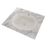 TOTO LT483G#11 Maris Oval Undermount Bathroom Sink with CEFIONTECT, Colonial White