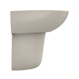 TOTO LHT241G#03 Supreme Oval Wall-Mount Bathroom Sink with Shroud for 1-Hole Faucets, Bone Finish
