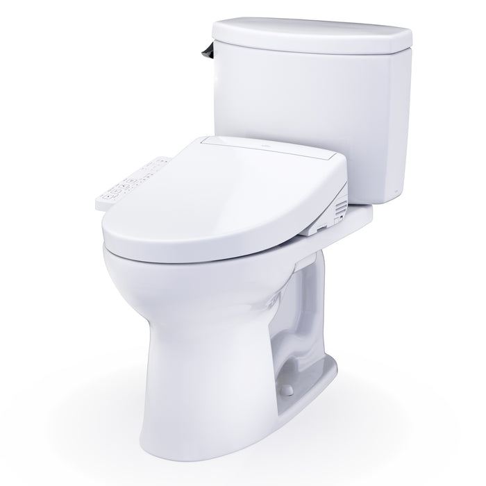 TOTO MW4543346CEFG#01 Drake II Elongated Universal Height Toilet with Washlet+ S2 Bidet Seat