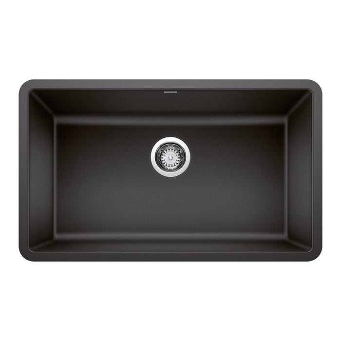 Blanco 442534 Precis SILGRANIT 30" Single Bowl Undermount Kitchen Sink - Anthracite