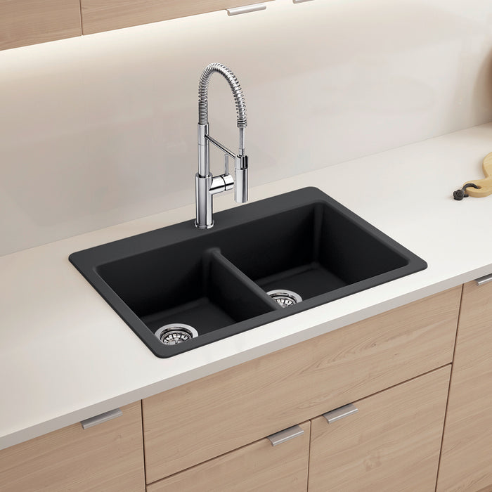 Blanco 401917 Catris Semi-Pro Pull-Down Dual-Spray Kitchen Faucet - Chrome