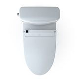 TOTO MW4363084CEMFGN#01 WASHLET+ Aquia IV Cube Two-Piece Elongated Dual Flush Toilet with C5 Bidet Seat