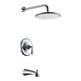 Meno Series Single-Handle 1-Spray Tub and Shower Faucet in Polished Chrome