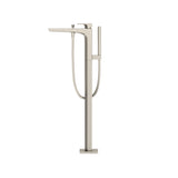 TOTO TBG07306U#BN GE Single-Handle Free Standing Tub Filler with Handshower, Brushed Nickel