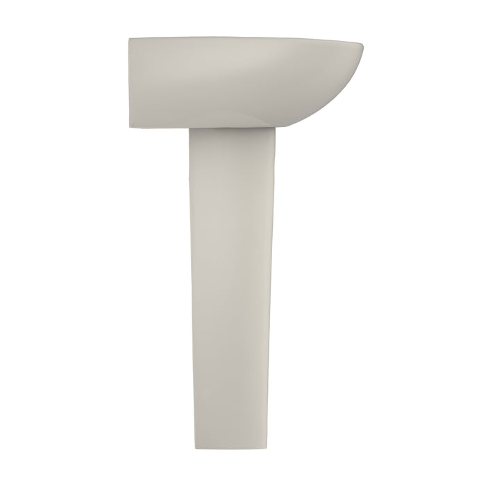 TOTO LPT241.4G#12 Supreme Oval Basin Pedestal Bathroom Sink for 4 Inch Center Faucets, Sedona Beige