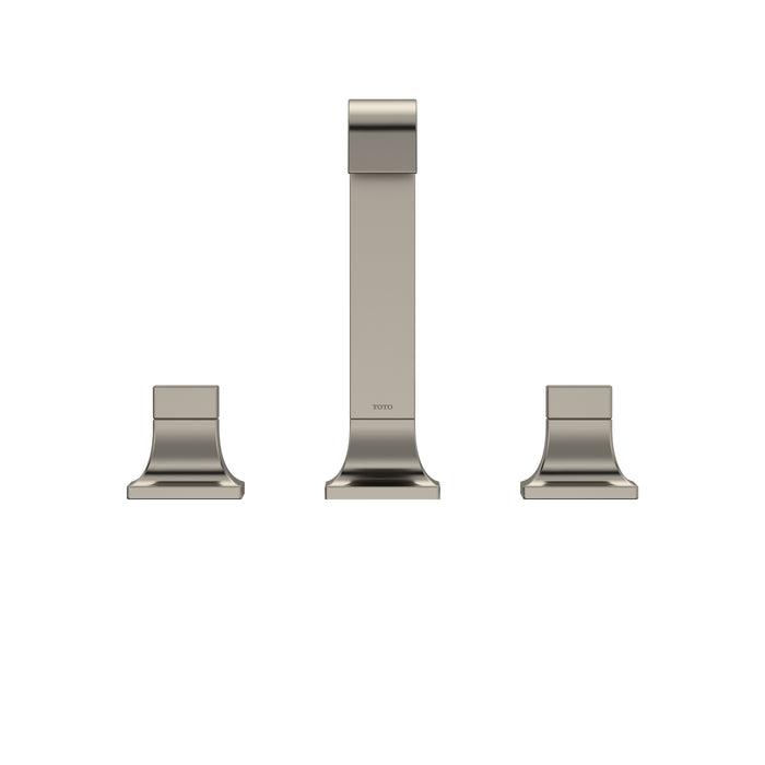 TOTO TLG08201U#PN GC 1.2 GPM Two Handle Widespread Bathroom Sink Faucet, Polished Nickel