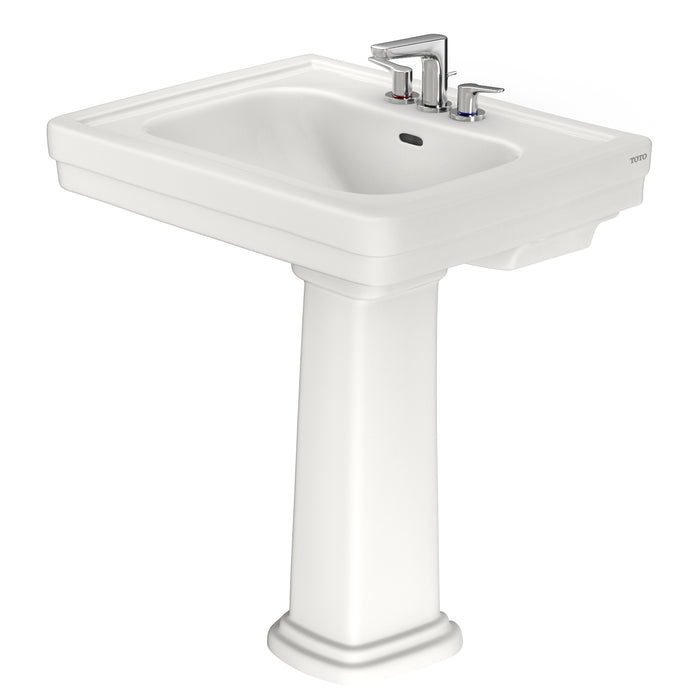 TOTO LPT530.4N#11 Promenade 27-1/2" x 22-1/4" Rectangular Pedestal Bathroom Sink, Colonial White