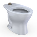 TOTO TORNADO FLUSH Commercial Flushometer Floor-Mounted Toilet with CEFIONTECT, Elongated, Cotton White - CT725CUG#01