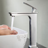 ANZZI L-AZ121BN Saunter Single Hole Single-Handle Vessel Bathroom Faucet in Brushed Nickel