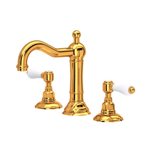 House of Rohl A1409LPIB-2 Acqui Column Spout Widespread Bathroom Faucet