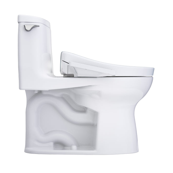 TOTO MW6043346CUFG#01 UltraMax II 1G One-Piece Elongated 1.0 GPF Universal Height Toilet with Washlet+ S2 Bidet Seat