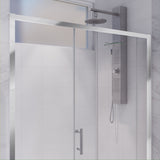 ANZZI SD-AZ052-01CH Halberd 48" x 72" Framed Shower Door in Polished Chrome