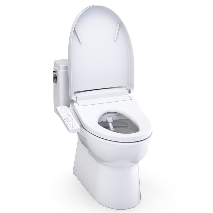 TOTO MW6723346CEFG#01 Redington WASHLET+ S2 One-Piece Elongated 1.28 GPF Universal Height Toilet