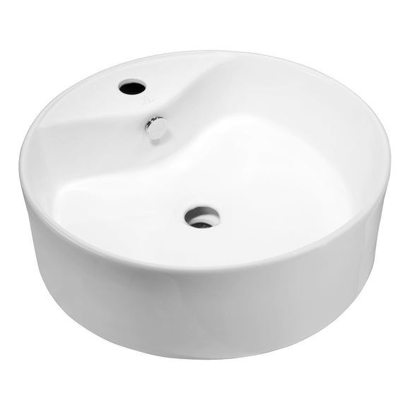 Vitruvius Series Ceramic Vessel Sink in White