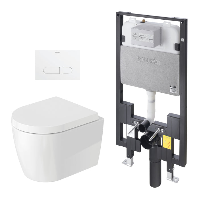 Duravit WD7022002091 ME by Starck GPF Round Wall Mounted Toilet