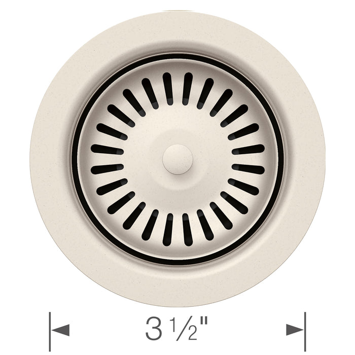 Blanco 203439 Color-Coordinated Metal Basket Strainer - Soft White