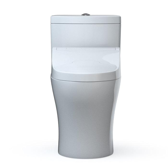 TOTO MW6463084CEMFGN#01 Aquia IV Elongated Dual Flush Toilet with C5 Washlet Bidet Seat