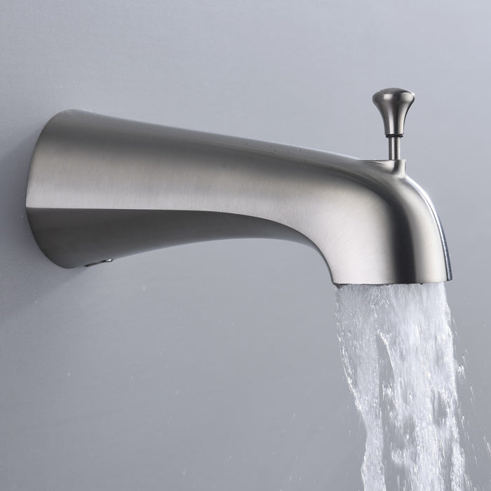 ANZZI SH-AZ032BN Meno Series Single-Handle 1-Spray Tub and Shower Faucet in Brushed Nickel