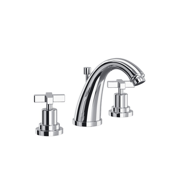 House of Rohl A1208XMAPC-2 Lombardia C-Spout Widespread Bathroom Faucet