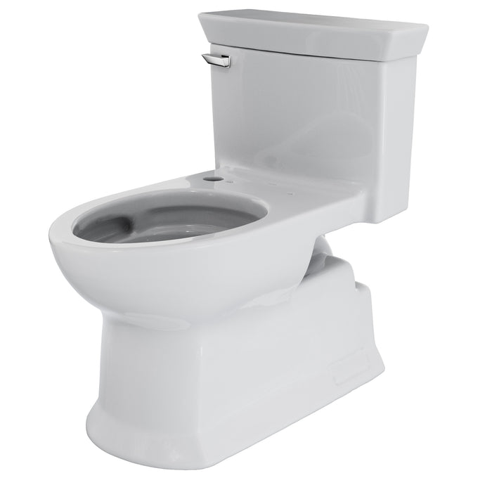 TOTO CST964CEFGAT40#01 Soiree One Piece Elongated 1.28 GPF Universal Height Skirted Toilet