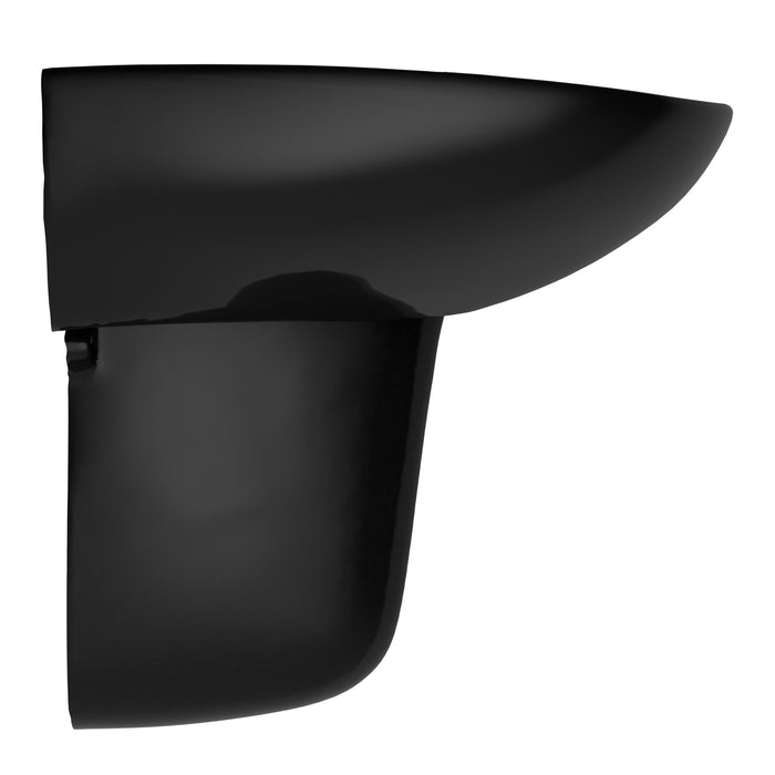 TOTO LHT242#51 Prominence Oval Wall-Mount Bathroom Sink and Shroud for Single Hole Faucets, Ebony