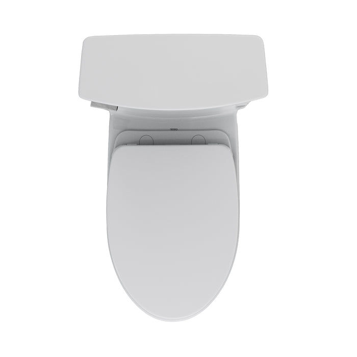 TOTO MS964124CEFG#01 Soiree One Piece Elongated 1.28 GPF Universal Height Skirted Toilet