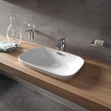 TOTO LT994G#01 Neorest Kiwami Rectangular Semi-Recessed Fireclay Bathroom Sink, Cotton White