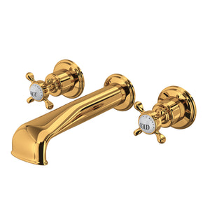 Rohl U.3581X-EG/TO Perrin and Rowe Edwardian Wall Mount 3-Hole Tub Filler