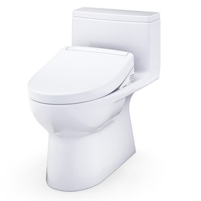 TOTO MW6723446CEFG#01 Redington WASHLET+ S5 One-Piece Elongated 1.28 GPF Universal Height Toilet