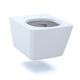 TOTO CT449CFG#01 SP Wall-Hung Square-Shaped Dual Flush Toilet with CEFIONTECT