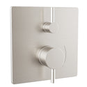 TOTO Square Pressure Balance Valve with Diverter Trim, Brushed Nickel - TBV02802U#BN