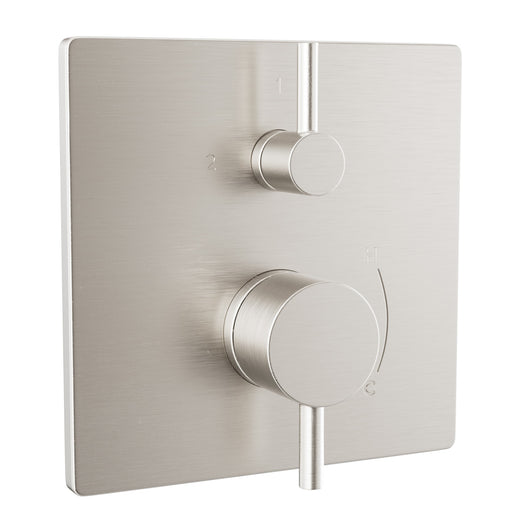 TOTO Square Pressure Balance Valve with Diverter Trim, Brushed Nickel - TBV02802U#BN