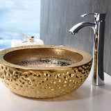 ANZZI LS-AZ8199 Levi Series Vessel Sink in Speckled Gold