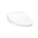 TOTO Washlet S5 Electronic Bidet Toilet Seat with Instantaneous Water Heating, Premist and eWater+ Wand Cleaning, Elongated, Cotton White - SW3446#01