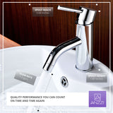 ANZZI L-AZ030 Bravo Series Single Hole Single-Handle Low-Arc Bathroom Faucet in Polished Chrome