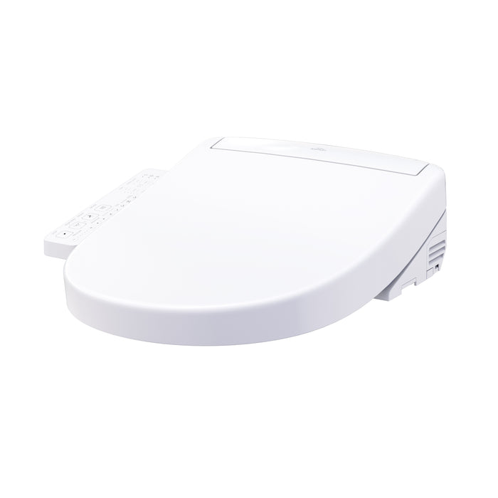 TOTO SW3345#01 Washlet S2 Electronic Bidet Toilet Seat with Water Heating, Round, Cotton White