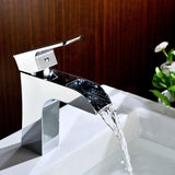 ANZZI L-AZ019 Forza Series Single Hole Single-Handle Low-Arc Bathroom Faucet in Polished Chrome