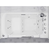 ANZZI 2953WCRWD Right Drain Fully Loaded Wheelchair Access Walk-in Tub with Air and Whirlpool Jets Hot Tub