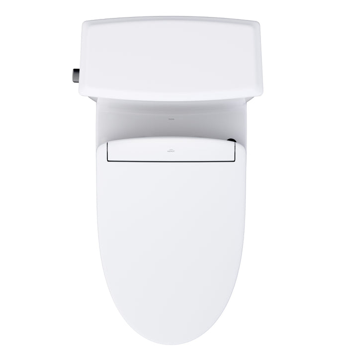 TOTO MW4943446CEMFG#01 Connelly Elongated Dual Flush Universal Height Toilet with Washlet S5 Bidet Seat
